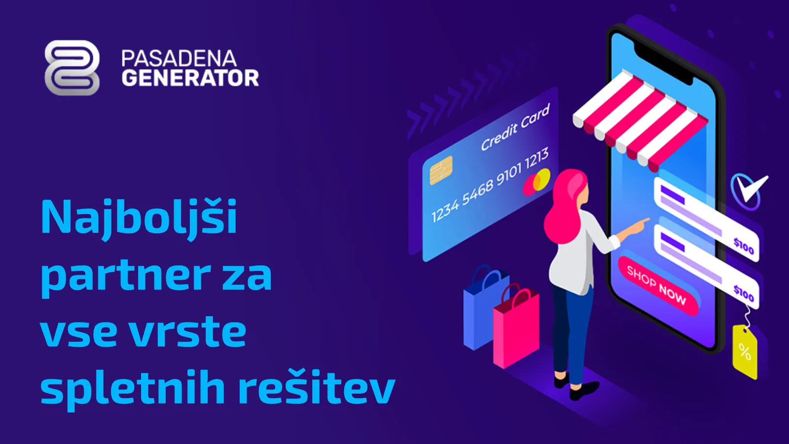 Pasadena Generator - potrebujete novo spletno stran ali trgovino?